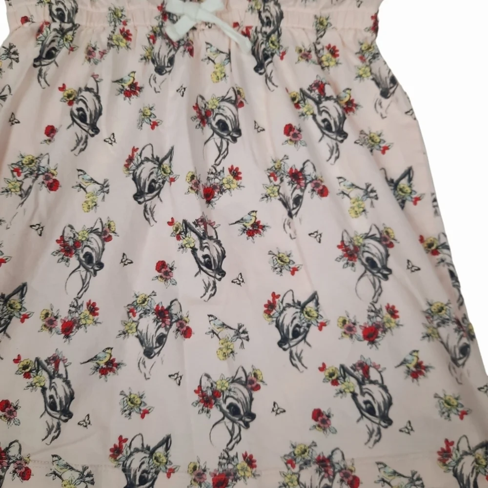 Gap Disney Bambi‎ Cap Sleeve Peach Dress Size Medium Girls
